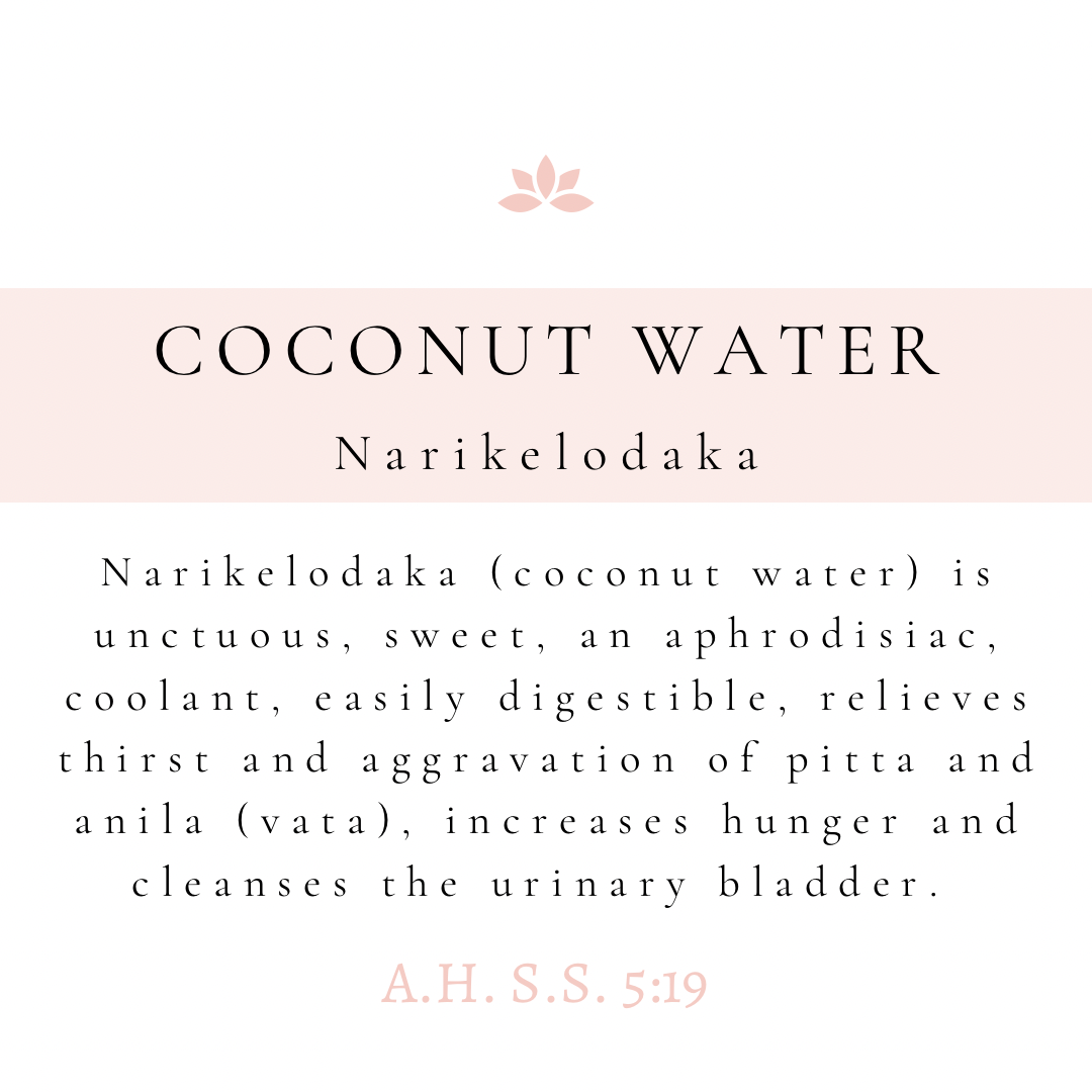 Benefits of Coconut Water Lakshmi Ayurveda