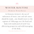 Ayurvedic Recommendations for Winter