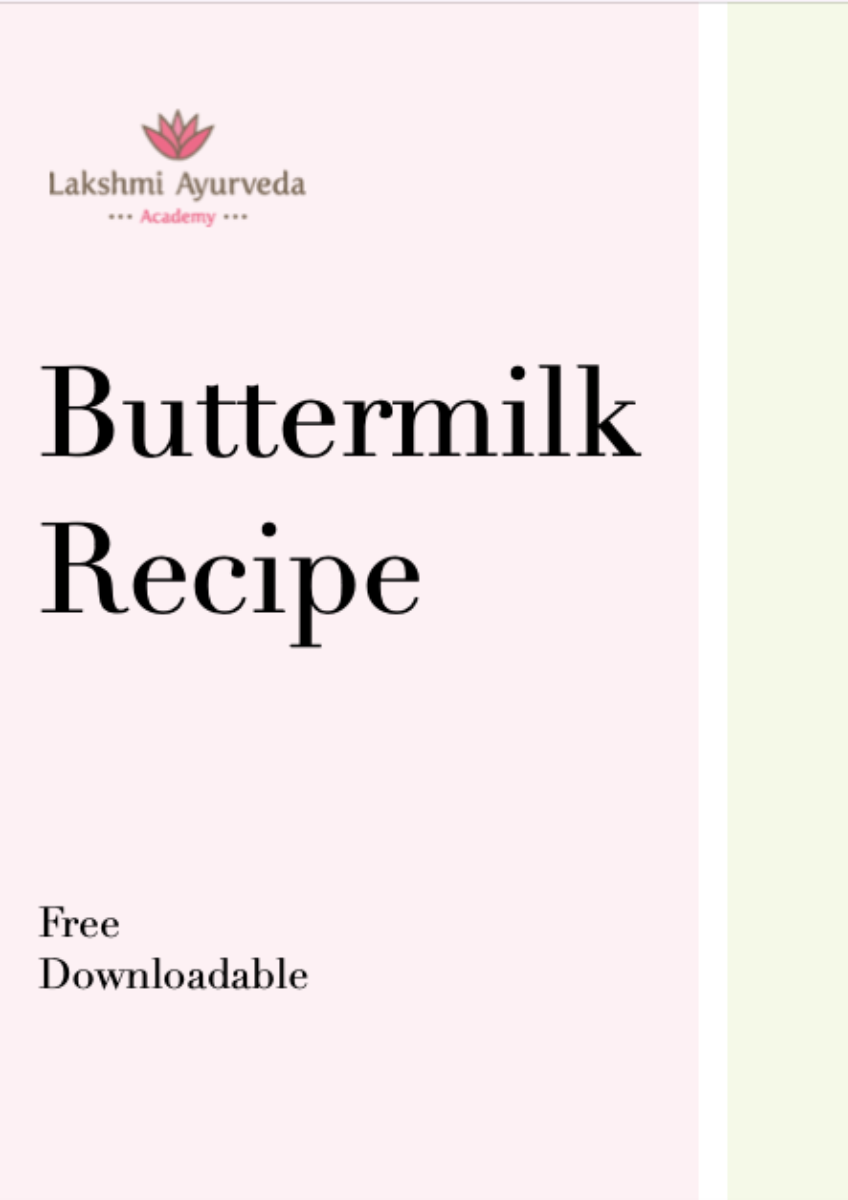 Buttermilk Recipe