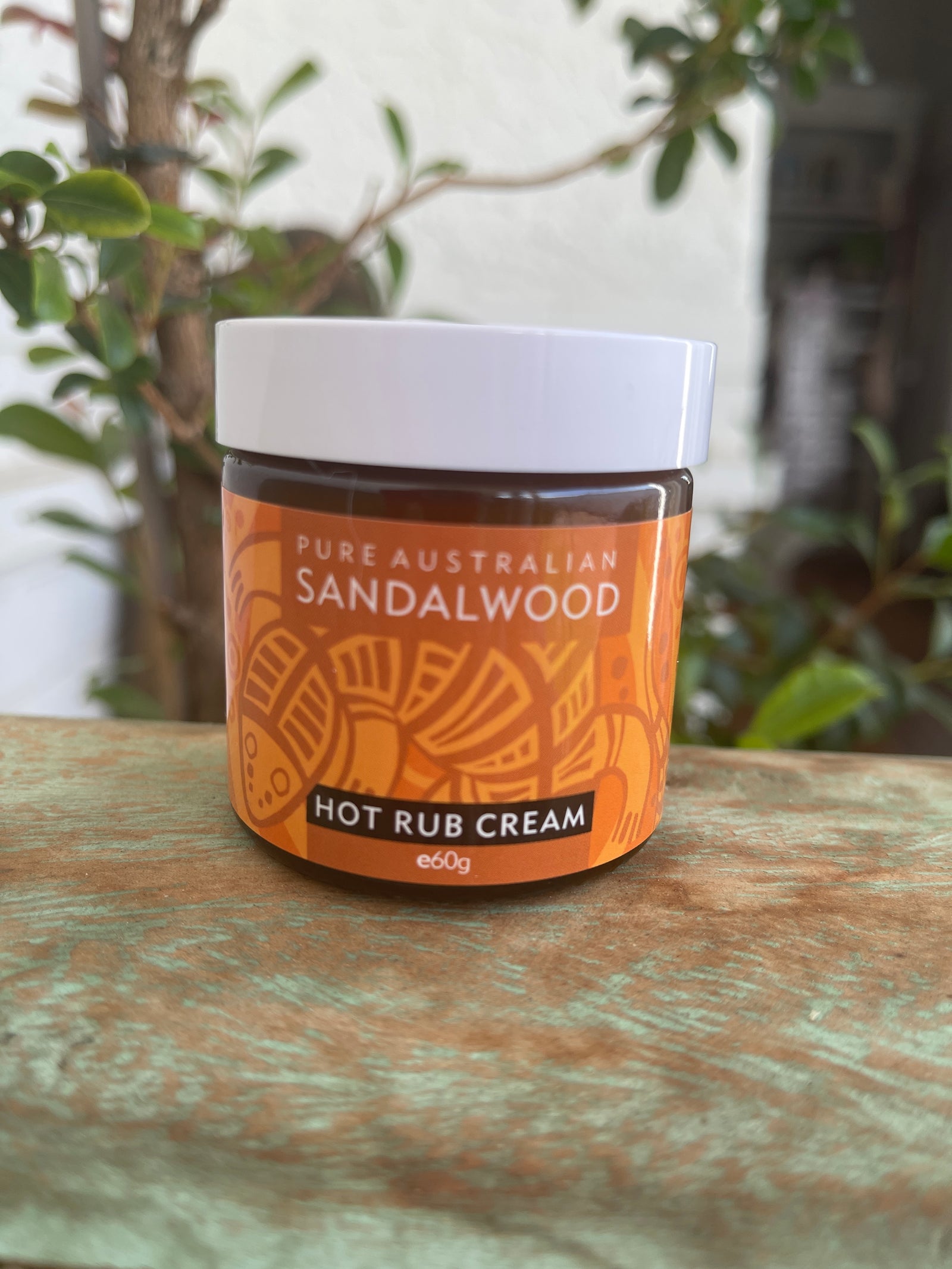 Pure Australian Sandalwood Hot Rub Green