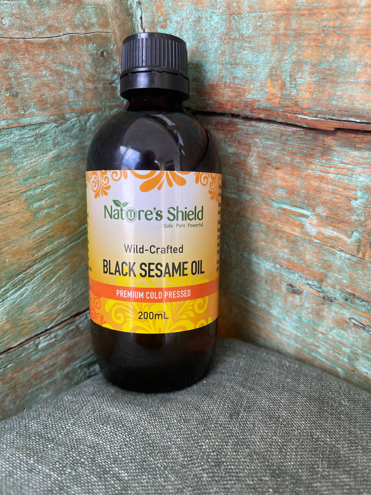 Nature&#39;s Shield Wild-Crafted Black Sesame Oil