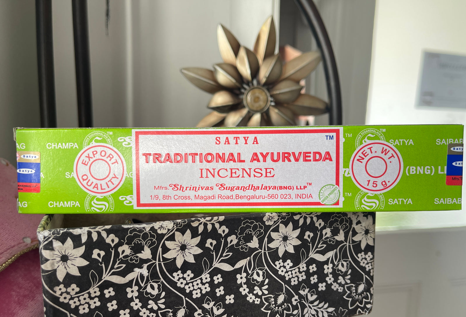 Satya Traditional Ayurveda Incense - Meditation