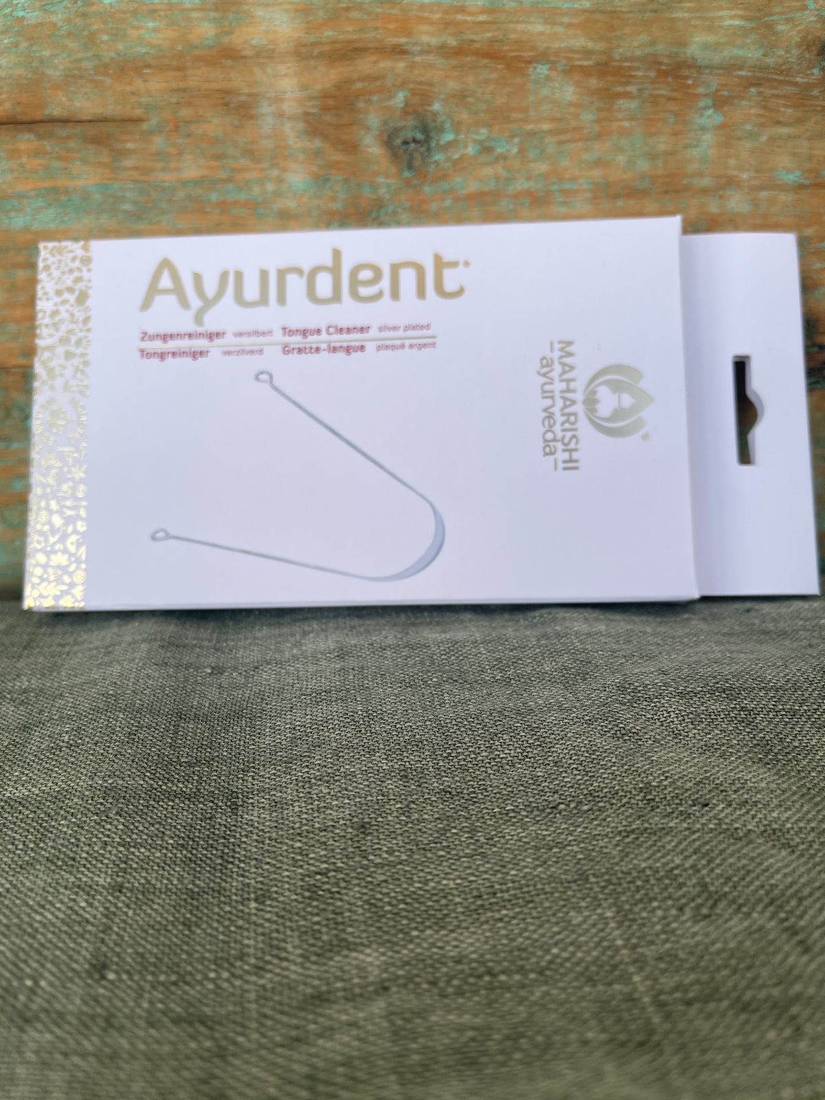 Ayurdent Silver Plated Tongue Cleaner