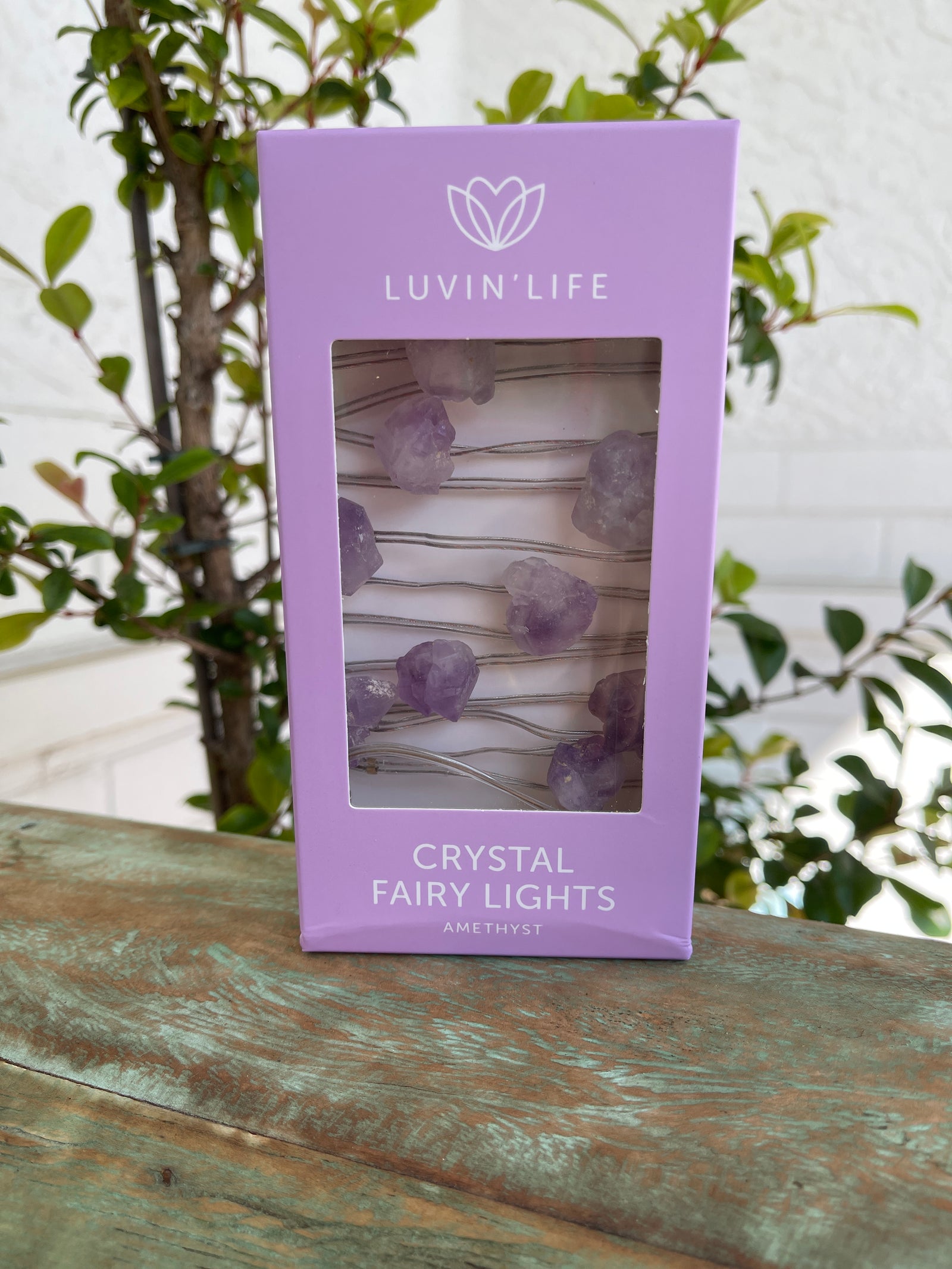 Crystal Fairy Lights - Amethyst