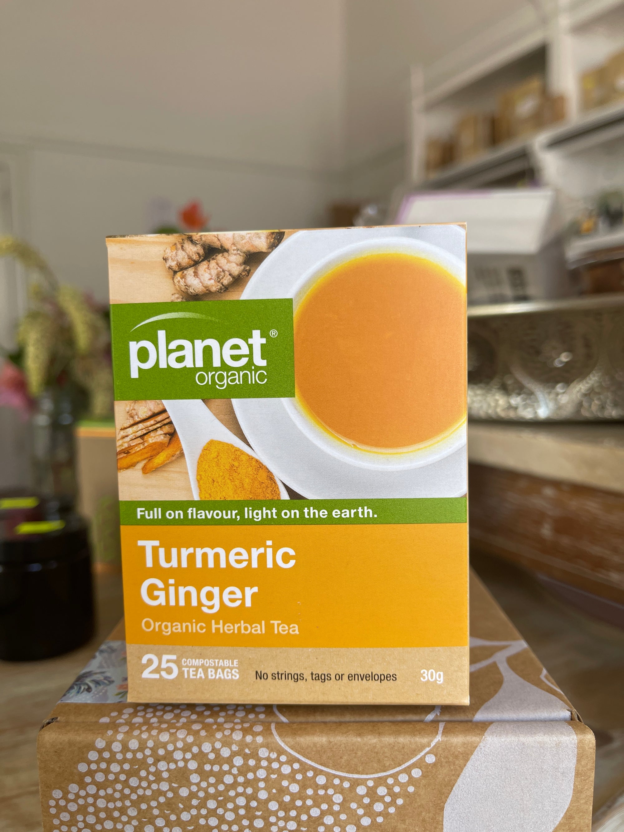 Turmeric Ginger Organic Herbal Tea