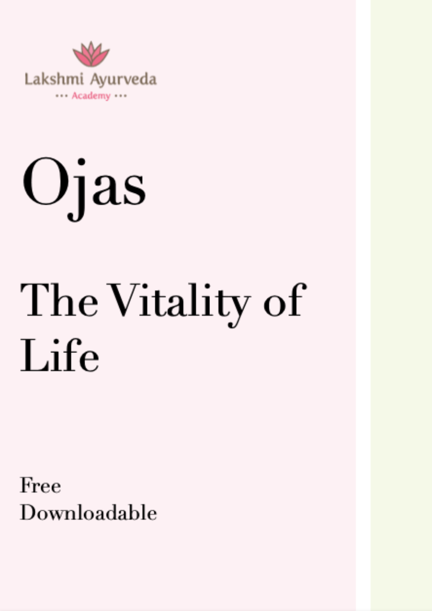 Ojas The Vitality of Life